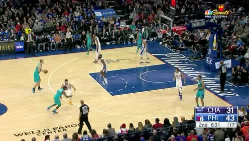 【NBA集锦】泽勒三分不中自投自抢 顺势冲锋再送暴扣