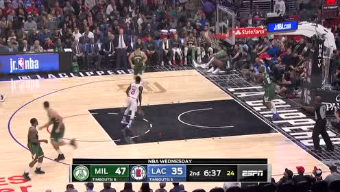 【NBA集錦】手感是真的好 哈雷爾體前變向迎著大洛秀拋投