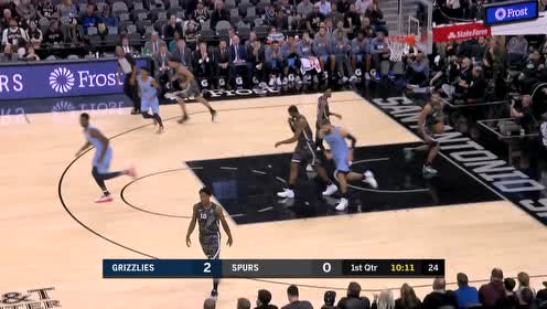 【NBA集锦】开局气焰嚣张 杰克逊篮下机警出手拿下首分