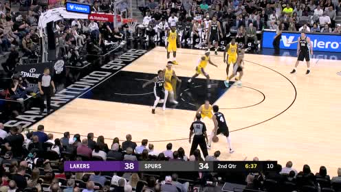 【NBA集錦】德羅贊高難度后仰中投 福布斯中投打停湖人