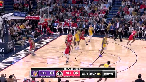 【NBA集錦】詹姆斯轉(zhuǎn)身碾壓哈學(xué)友 濃眉起身鼓掌支援