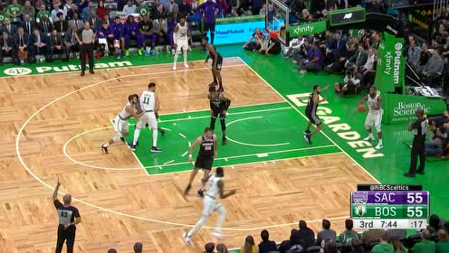 【NBA集錦】布朗要變勒布朗了 連續(xù)沖擊籃筐得手打停國(guó)王