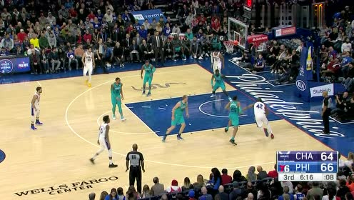【NBA集锦】顶级内线的技术动作 霍福德虚晃转身反手上篮2+1