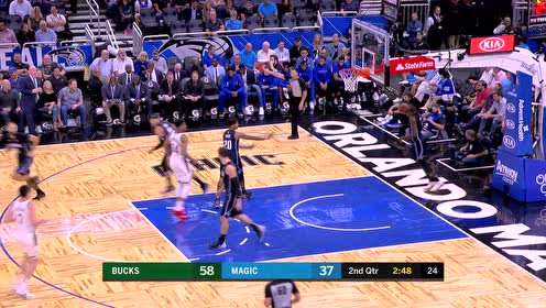 【NBA集錦】低位就是他的得分領(lǐng)域 米德爾頓嫻熟背打轉(zhuǎn)身投籃輕松命中