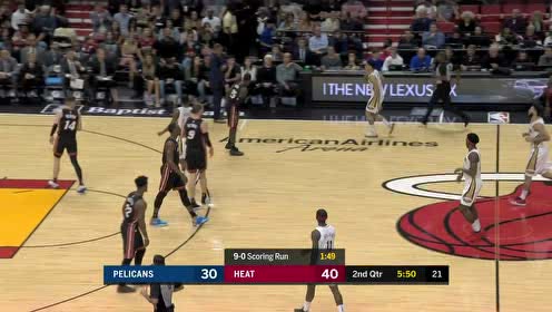 【NBA集锦】巴特勒不看人长甩 阿德巴约接球篮下重扣
