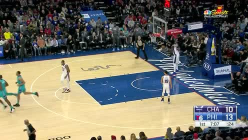 【NBA集锦】对手救球失误送大礼 罗齐尔助攻华盛顿空接砸扣