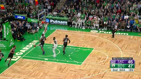 【NBA集錦】30秒內(nèi)連追6分！塔圖姆威廉姆斯接連暴扣一波流反噬國(guó)王