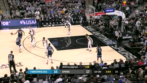 【NBA集锦】攻防全包了 穆雷连突带投连得四分