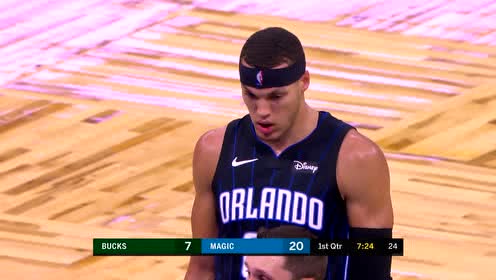 【NBA集錦】肉眼可見的強(qiáng)硬 戈登沖入內(nèi)線強(qiáng)打2+1命中