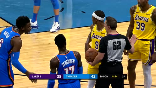 【NBA集錦】朗多推開施羅德這動作沒風度 喋喋不休垃圾話雙雙吃T