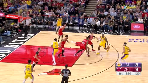 【NBA集錦】這漂移得2米往上了 詹姆斯高難跳投