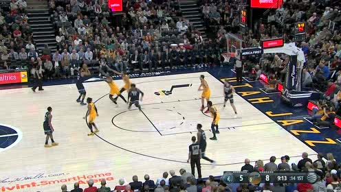 【NBA集锦】手起刀落行云流水 唐斯三分远投一箭穿心