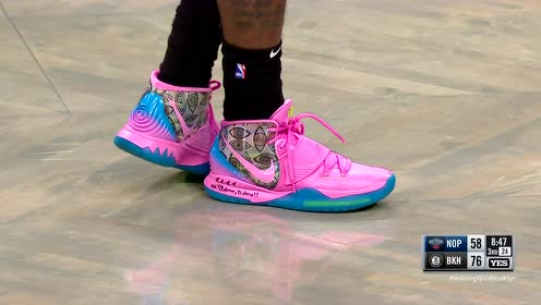 【NBA集錦】我的籃球鞋時尚時尚最時尚 歐文上腳六代簽名戰(zhàn)靴“東京”配色