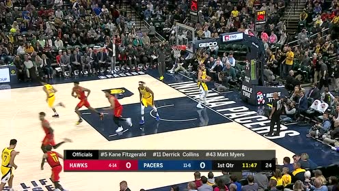 【NBA集錦】開場得分毫不手軟 特雷楊撤步三分正中靶心