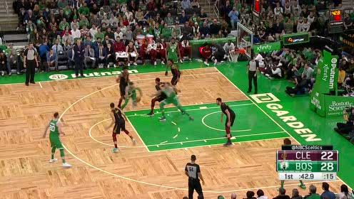【NBA集錦】塔圖姆沖進禁區(qū)飛到二樓單臂怒扣 再來外線滯空跳投出手三分