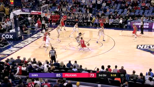 【NBA集錦】在外面投三分不好嗎 烏布雷內(nèi)線出手扇飛雷迪克
