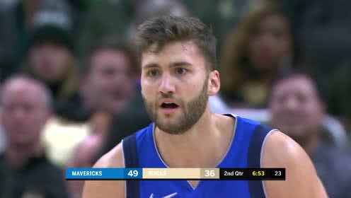 【NBA集锦】克勒贝尔超远三分 字母哥凶狠劈扣回应