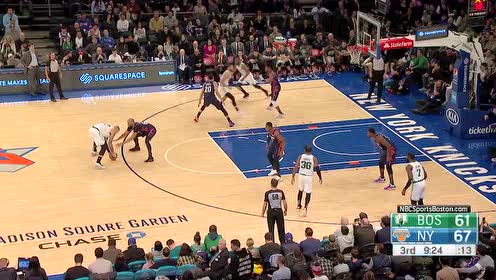 【NBA集锦】凯尔特人113-104尼克斯 塔图姆30分尼克斯惨遭逆转
