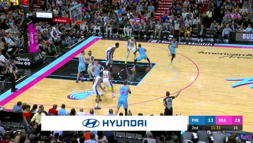 【NBA集锦】人帅手狠射得准 希罗接球三分张弓搭箭有的放矢