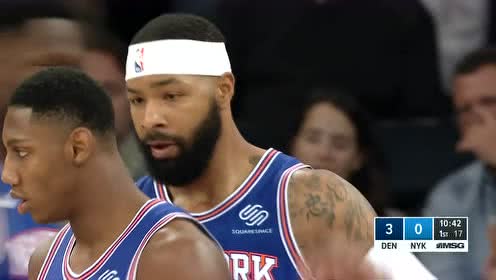 【NBA集锦】巴顿欧洲步上篮 遭莫里斯蛮横站帽教做人