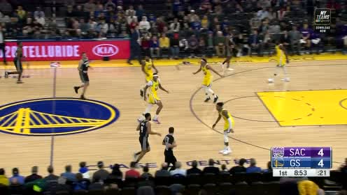 【NBA集錦】拉塞爾長(zhǎng)傳連線 達(dá)邁-李籃下吃餅上籃得手