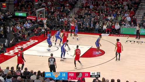 【NBA集锦】极具美感的投篮 利拉德连续运球漂移中投