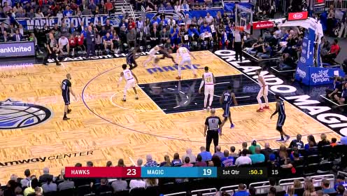 【NBA集锦】突出一个手感好 奥古斯丁急停半截篮稳稳命中