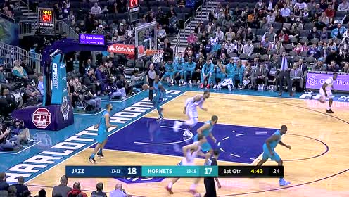【NBA集锦】早就建立了良好的默契 英格尔斯高吊篮下戈贝尔双手暴扣