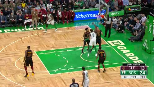 【NBA集锦】姜还是老的辣!布朗勾手接妙传华丽转身虐筐