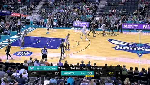 【NBA集锦】灵活的大个子 泽勒千里走单骑抢断暴扣
