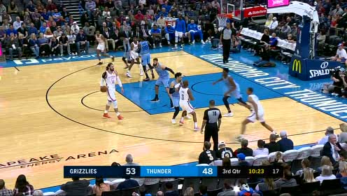 【NBA集錦】頂級中鋒間的對決！亞當(dāng)斯戲耍瓦蘭反手劈扣