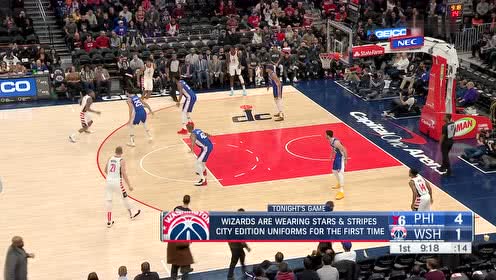 【NBA集锦】联盟抢断王来了!西蒙斯秀一发假传灵性右手上篮