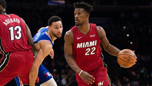 【NBA集锦】战旧主不容易 巴特勒重返费城开场持球遭狂嘘投失全场欢呼