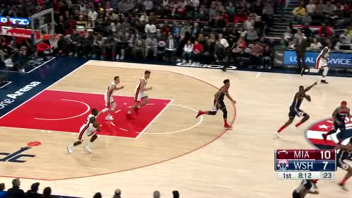 【NBA集锦】干红了眼?巴特勒回头望月助攻阿德巴约顶飞防守2+1