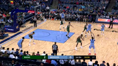 【NBA集锦】熊王精神铁血传承 贾伦杰克逊三分洞穿网窝