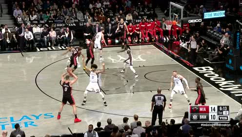 【NBA集锦】巴特勒篮下玩单打 翻身跳投稳稳命中