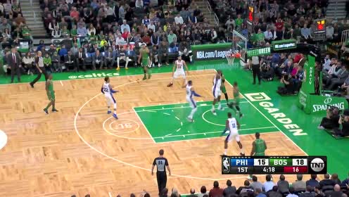 【NBA集锦】沃克突破分球撕碎防守 助飞坎特吃饼飞扣