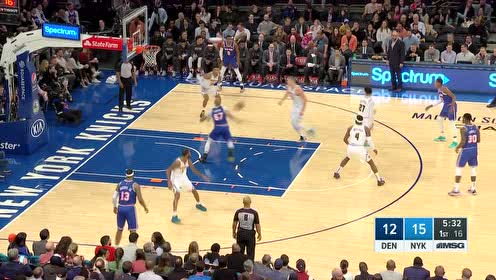 【NBA集锦】毕竟是叫大炮的男人 巴雷特底角三分一枪命中