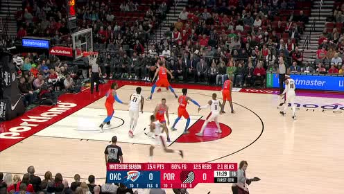 【NBA集錦】麥科勒姆甩開防守找準(zhǔn)空檔 助攻懷特塞德順勢上籃