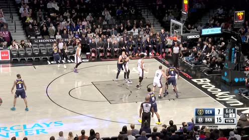 【NBA集锦】这威胁太大了 约基奇地位背身引包夹顺手一传穆雷空位命中