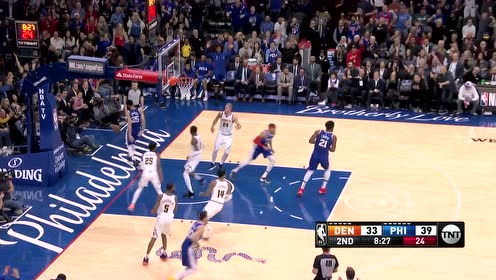 【NBA集錦】恩比德大帽扇飛普拉姆利 哈里斯反擊助飛西蒙斯約基奇不屑一顧