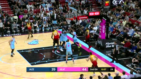 【NBA集锦】阿德巴约飞身救球误传戈贝尔 戈贝尔霸王举鼎双手重扣