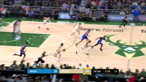 【NBA集锦】团队配合晃晕奥兰多全军 伊利亚索瓦底角三分正中靶心