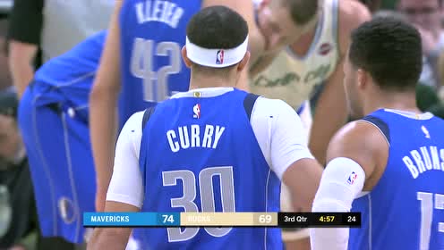 【NBA集锦】亲哥附体一枪入魂 库里弧顶甩狙3+1拯救世界