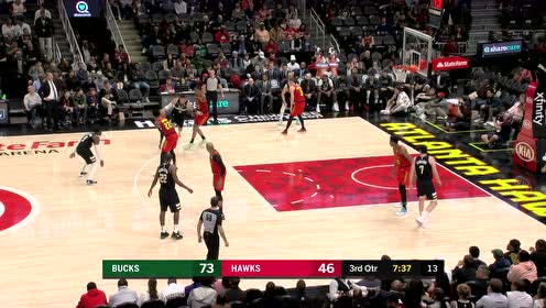 【NBA集锦】突破好像切黄油 迪文琴佐犀利内切打停老鹰