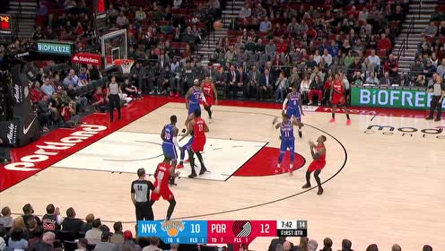 【NBA集锦】差点造个3+1 利指导漂移投篮三分甩狙