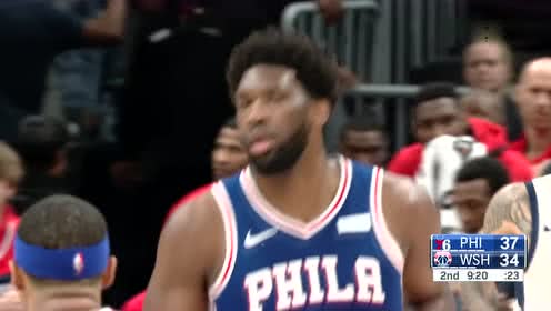 【NBA集锦】切的漂亮!塞布尔妙传恩比德暴扣砸进