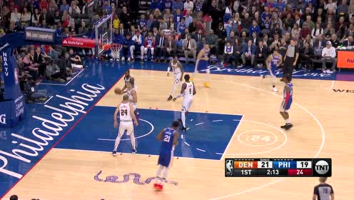 【NBA集錦】放在那就是威懾 恩比德跳投輕松打進再傳外線遠射命中