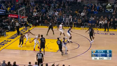 【NBA集锦】终于为球队入账得分 拉塞尔飘逸三分接球就射