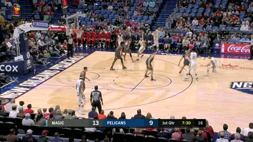 【NBA集錦】雷迪克不斷繞掩護(hù) 中路急停跳投兩分命中